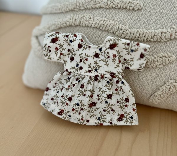 Mini bordó ruha